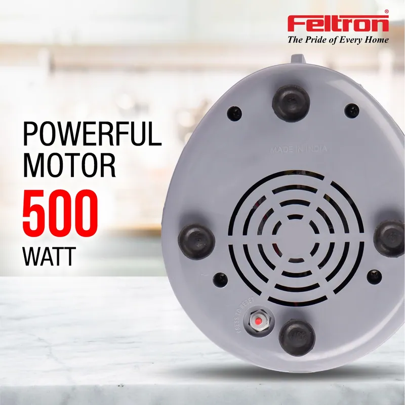Feltron Turbo Blend Pro Mixer Grinder 500W (3 Jar) — image 4