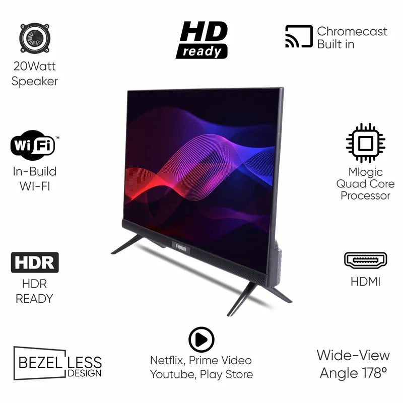 Feltron 60 cm (24 inch) Full HD LED Smart Android TV with Elegant frame with a bezel-less design. (FT2409SFL) — image 2