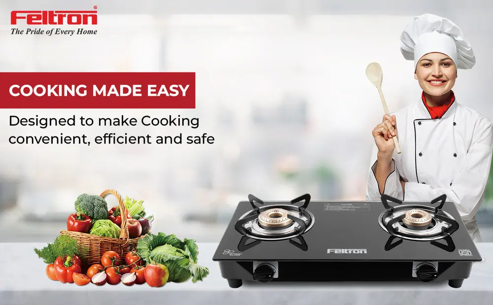 Feltron Nano Gas Stoves Cooktop (2 Burner) — details 1