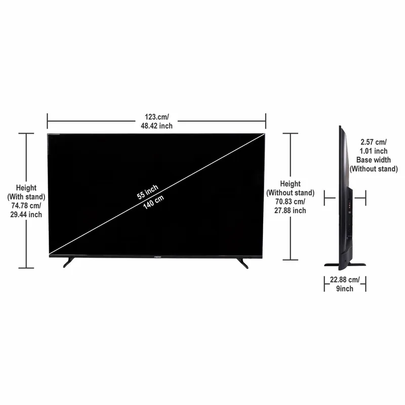 Feltron 140 cm (55 inch) Ultra HD LED Smart Web OS TV Bezel-less design (FT55094KSWFL) — image 8